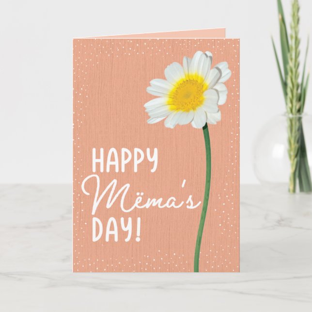 Mors dag-kort för Mëma Kort (Framsida)