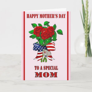 Mors dag-kort för militärt Mamma Kort