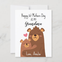 Mors dag kort för mormor, första Mor