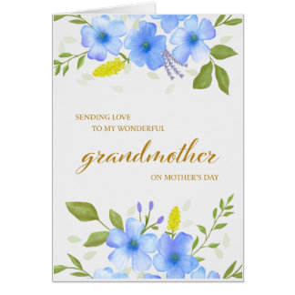 Mors dag-kort för mormor hälsningskort