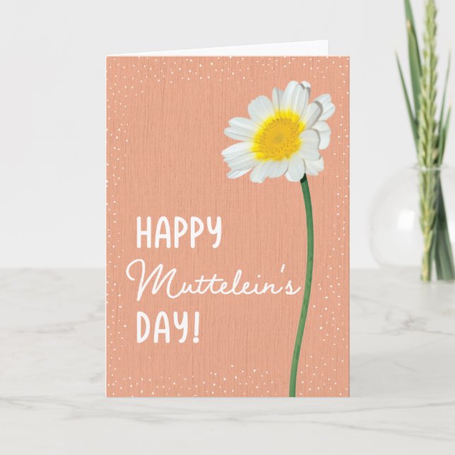 Mors dag-kort för Muttelein Kort (Framsida)