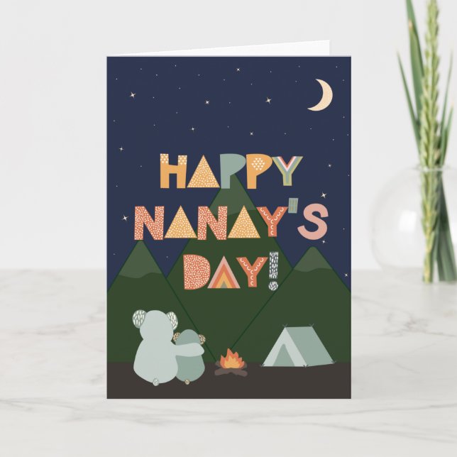 Mors dag-kort för Nanay Kort (Framsida)