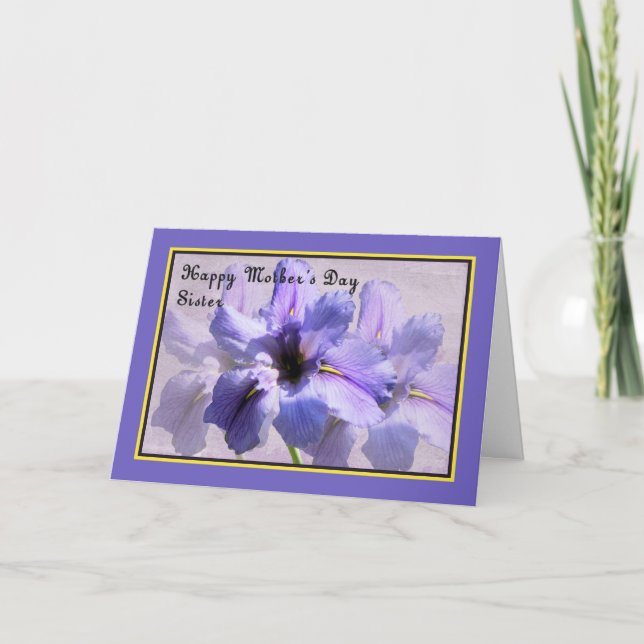 Mors dag-kort för syster kort (Framsida)