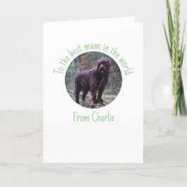 Mors dag-kort från Hund Helgkort