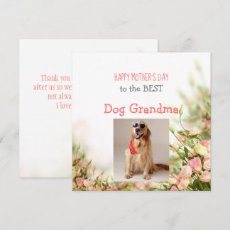 Mors dag-kort från Hund till Hund Grandma  Inbjudningar