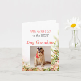 Mors dag-kort från Hund till Hund Grandma Kort