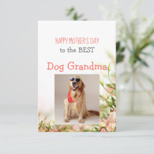 Mors dag-kort från Hund till Hund Grandma Tack Kort