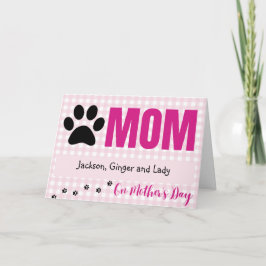 Mors dag-kort från sällskapsdjur kort