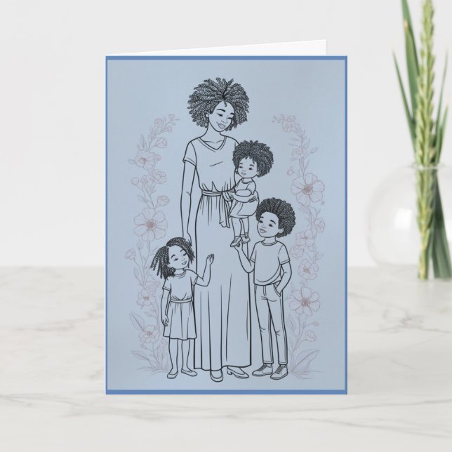 Mors dag-kort helgkort (Framsida)