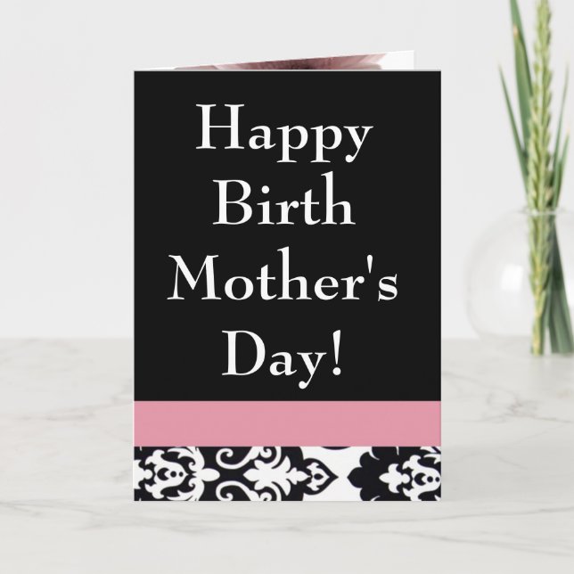 Mors dag-kort - Mamma-födelsetal Kort (Framsida)
