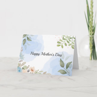 Mors dag-kort med vacker blomma tack kort