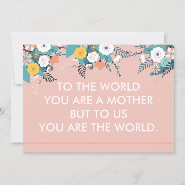 Mors dag-kort Ote Sentimental Julkort (Framsida)