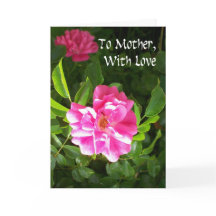 Mors dag-kort - Rosa ros