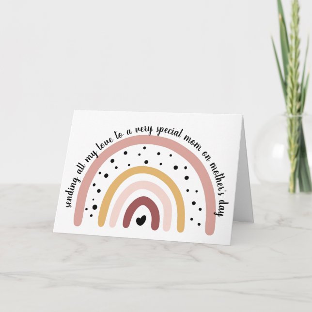 Mors dag-kort - Speciell mamma Kort (Framsida)