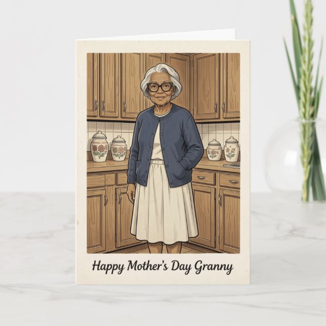 Mors dag-kort till Mormor Helgkort (Framsida)