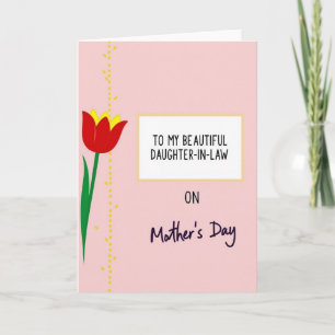 Mors dag-kort till svärdotter kort