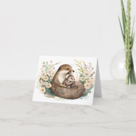 Mors dag-kortet mamma och Baby Kort