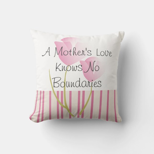 Mors dag kudder "en mödrarkärlek… ", kudde (Framsida)