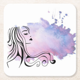 Mors dag kvinnodagen underlägg papper kvadrat