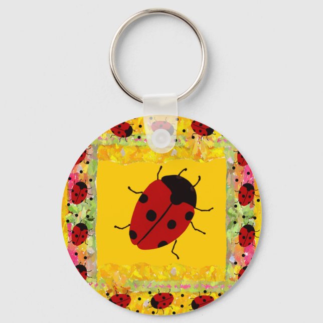 Mors dag Ladybug Nyckelring (Framsida)