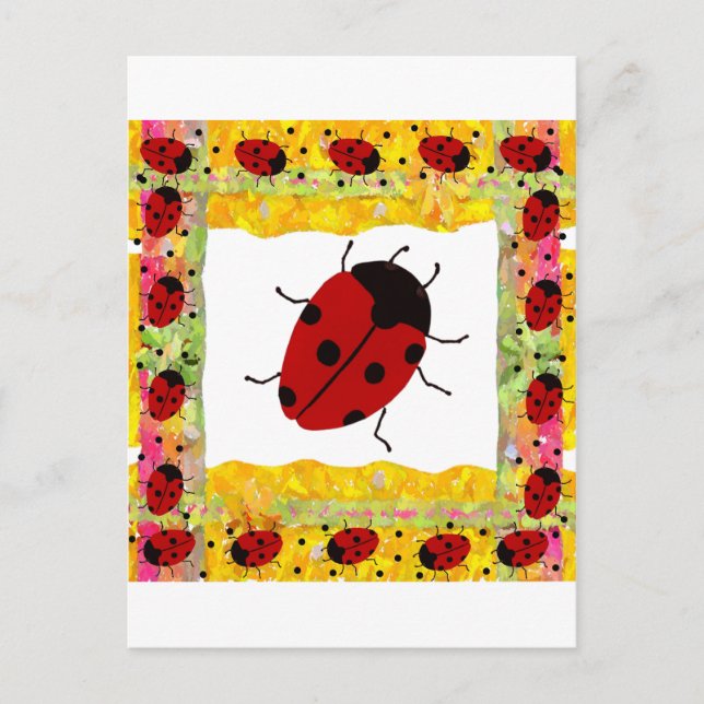 Mors dag Ladybug Vykort (Framsida)