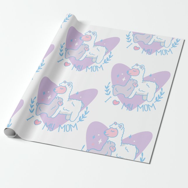 mors dag lamama baby presentpapper (Utrullad)