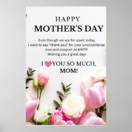 MORS DAG (LÅNGVARIGT) HÄLSNING ONLINE + POSTER