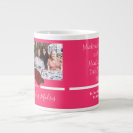 Mors dag latos | Röd ros Photo Jumbo Mugg