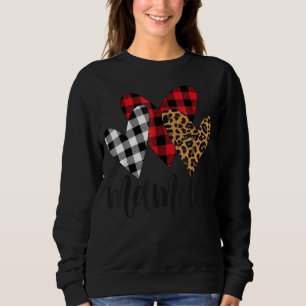 Mors dag Leopard Mamaw Buffalo Play Mamaw Kärlek T Shirt