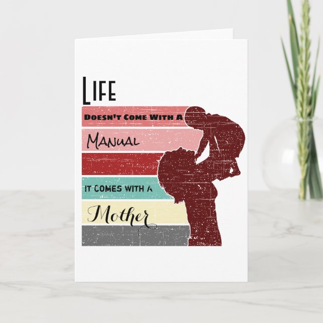 Mors dag Life Komar inte med manualen Helgkort (Framsida)