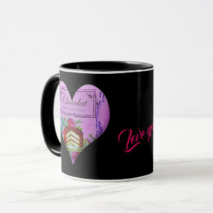 Mors dag lila Chocolate Mugg