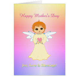 Mors dag Little Angel Hälsningskort