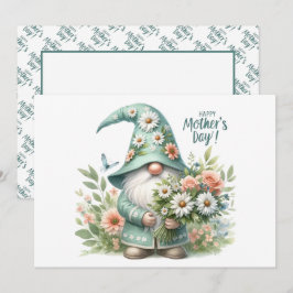 Mors dag-magi: Whimsisk dvärgglädje Julkort