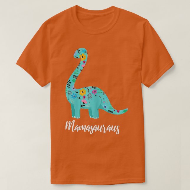 Mors dag Mamasaurus Dinosaur T Shirt (Design framsida)