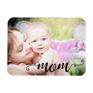 mors dag Mamma Anpassningsbar Photo Personlig Gift Magnet