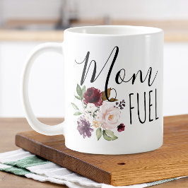 Mors dag Mamma bränsleBlommigt Kaffemugg