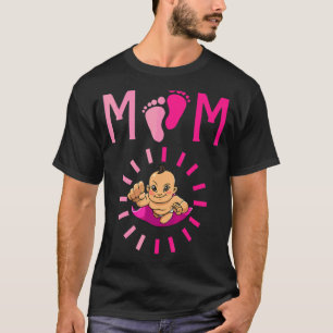 Mors dag Mamma födelsedag Baby Rosa Boy Loading Bo T Shirt