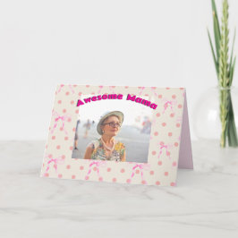 Mors dag Mamma Grandma Nana Customize Message Helgkort