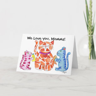 Mors dag Mamma Katt och Katter Kort