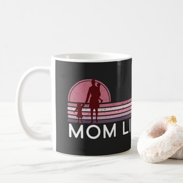 Mors dag Mamma Life Namn Kaffemugg (Med munk)