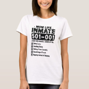 Mors dag Mamma Liv Fånge Roliga Mammor T Shirt