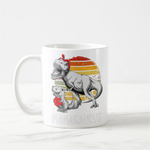 Mors dag Mamma Mamasaurus Dinosaur Mamma t Rex SA Kaffemugg