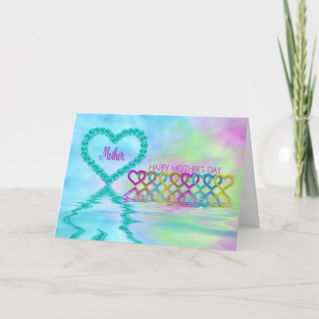 Mors dag Mamma - Mor - Hearter och Ro Kort (Framsida)