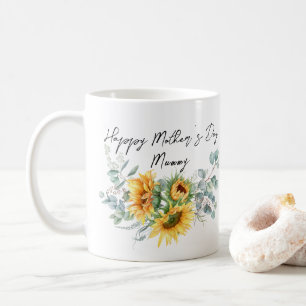 Mors dag Mamma Solros Eukalyptus Kaffemugg