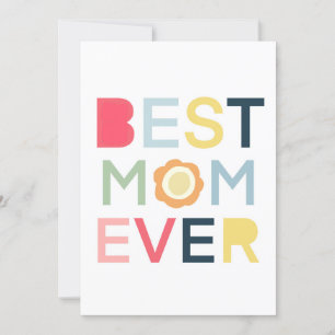Mors dag Mammor födelsedag med bäst Mamma någonsin Meddelande