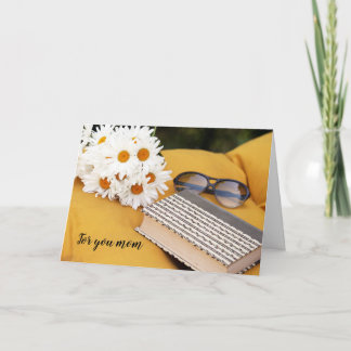 Mors dag-mappat gratulationskort kort