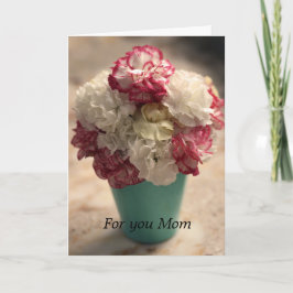 Mors dag-mappat gratulationskort kort