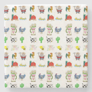 Mors dag Marble Stone Underlägg