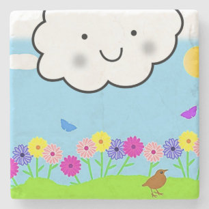 Mors dag Marble Stone Underlägg