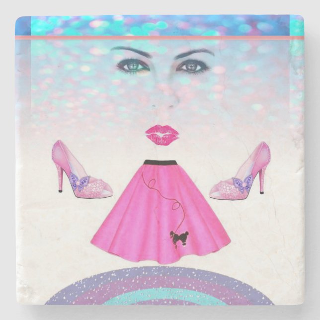 Mors dag Marble Stone Underlägg (Framsidan)